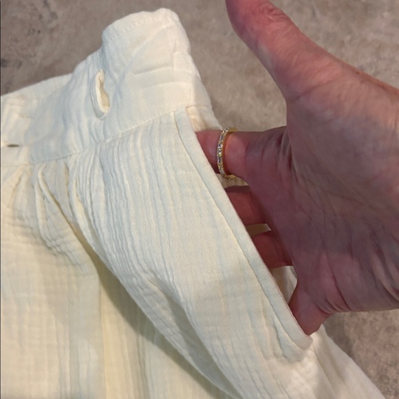 Cotton Muslin Lined Creamy White Skirt - Picture 4 of 7